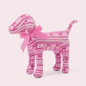 PINK Victoria's Secret Pink Patterned Plush Dog